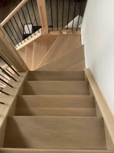 wooden stairs