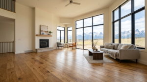 Finished result hardwood flooring