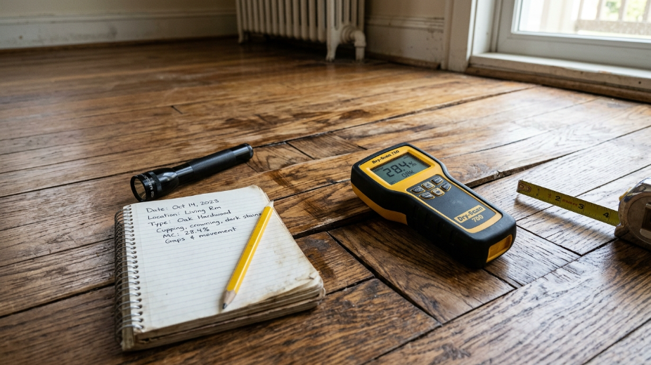 Identifying Water Damage on Hardwood Floors