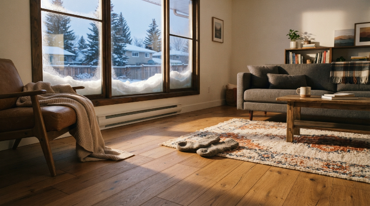 How to Prepare Hardwood Floor for Calgary Winters