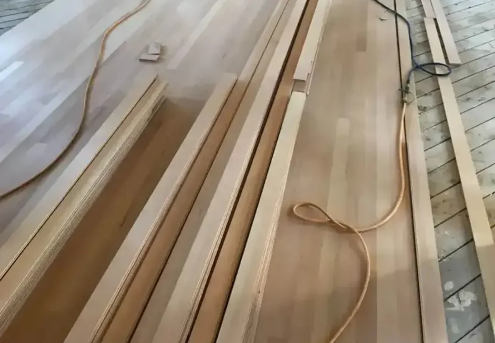 wooden floor installation